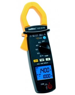 MX675 - Clamp Meter 100-1000 DC-1400A 100-1000A Dual Display AC 10000 points - METRIX