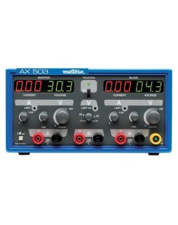 AX503 - Power Lab triple 2x30V 2x2, 1x2 5A, 7Và5, 5V 1x5A - METRIX