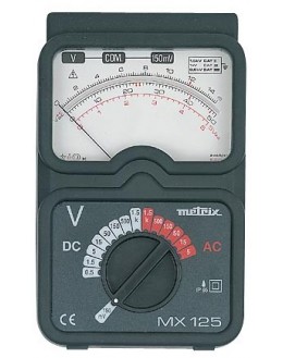MX125 - Analog Voltmeter table - METRIX