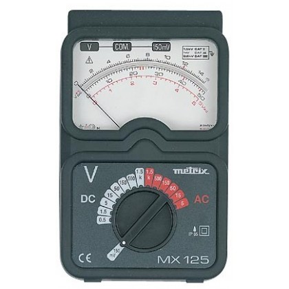 MX125 - Voltmètre analogique de table - METRIX
