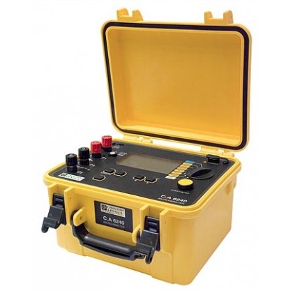 CA6240 - Micro-ohmmeter - Chauvin ArnouxCA6240 - Micro-ohmmeter - Chauvin ArnouxCA6240 - Micro-ohmmeter - Chauvin Arnoux