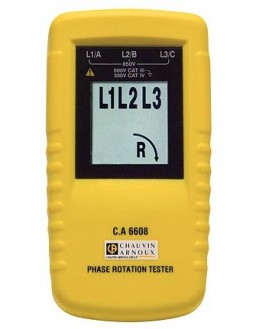 CA6608 - Tester phase rotation and / or motor - Chauvin Arnoux