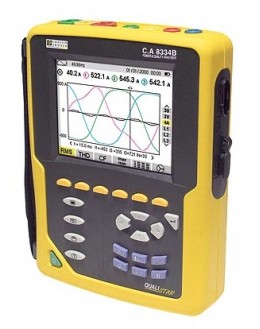 CA8334 B-F (pince AmpFLEX) - Analyseur de réseau et d'énergie triphasé - CHAUVIN ARNOUX