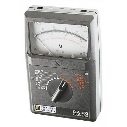 CA402 - Voltmeter AC / DC - Chauvin ArnouxCA402 - Voltmeter AC / DC - Chauvin ArnouxCA402 - Voltmeter AC / DC - Chauvin Arnoux