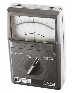 CA403 - Galvanometer zero - Chauvin Arnoux
