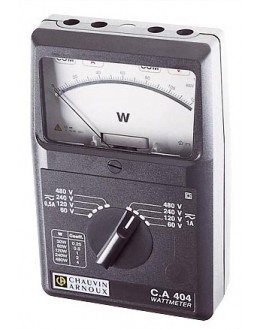 Wattmètre monophasé AC/DC - CHAUVIN ARNOUX - CA 404 - P01170304