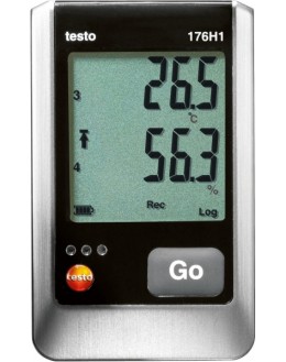 Testo 176 H1 humidity and temperature logger with 4-channel inputs for external probes