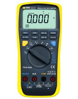 Mesureur d'isolement megohmmetre 50 à 1000v et multimètre - IM-53 - IMESURE - IM53