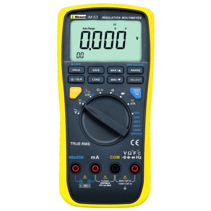 IM-53 - Multimètre mesureur d'isolement - megohmmetre - IMESURE