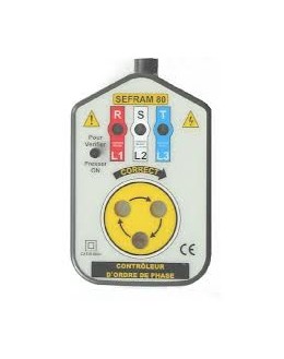 SEFRAM 80 - indicateur d'ordre de phase - rotophase - SEFRAMSEFRAM 80 - indicateur d'ordre de phase - rotophase - SEFRAMSEFRAM