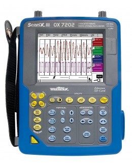 OX7202-BUS - Oscilloscope numérique portable test bus terrain 2x200Mhz - METRIX