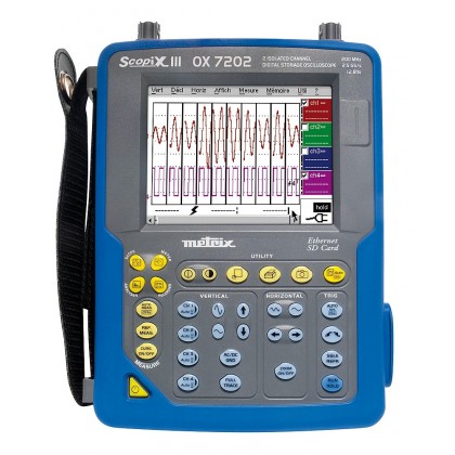 OX7202-BUS - Oscilloscope numérique portable test bus terrain 2x200Mhz - METRIX