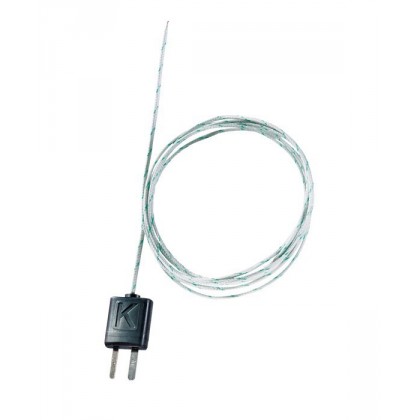 0602 0645 - Thermocouple isolé, soie de verre, flexible, longueur 1500 mm