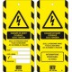 AP-466 - Affichette Danger ouvrage sous tension - CATU