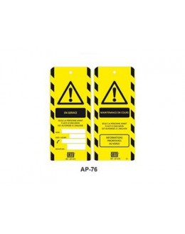 AP-476 - Affichette Maintenance en cours (lot de 10) - CATU