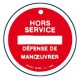 AP-472/1 - Macaron Hors service - CATU