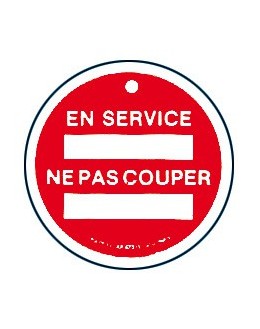 AP-473/1 - Macaron En service ne pas couper - CATU