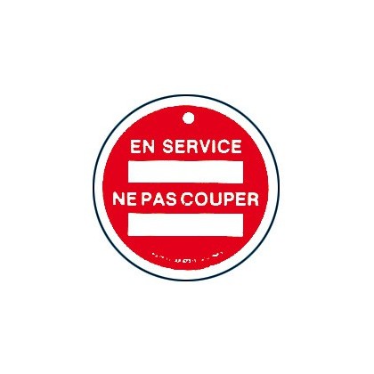 AP-473/1 - Macaron En service ne pas couper - CATU