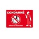 AP-410 - Pancarte de condamnation - CATU