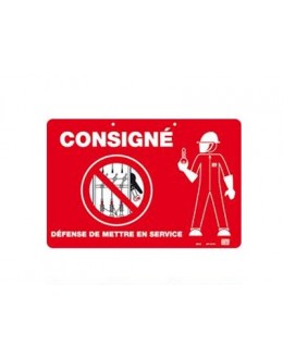 AP-4110 - Pancarte de consignation x 10 - CATU