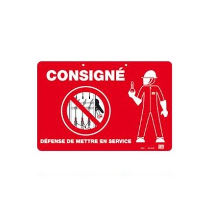 AP-4110 - Pancarte de consignation - CATU