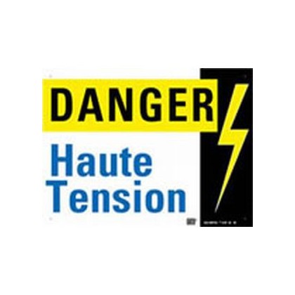 AM-65/1 - Affiche avertissement Danger haute tension - CATU