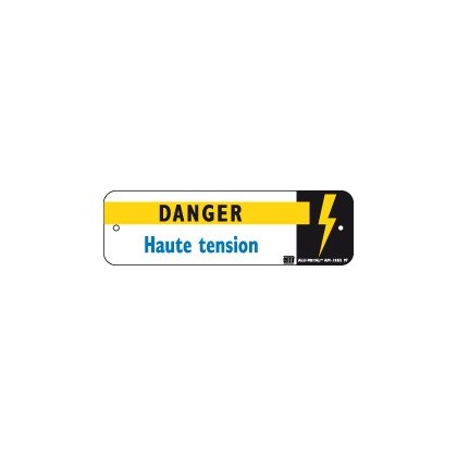 AM-132/2 - Affiche Danger haute tension - CATU