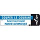 AM-284/2 - Affiche Couper le courant - CATU