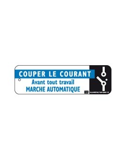 AM-284/2 - Affiche Couper le courant (lot de 5) - CATU