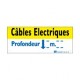 AM-64 - Affiche avertissement Câbles electriques - CATU