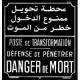 AM-57-FM - Affiche Danger de mort - CATU