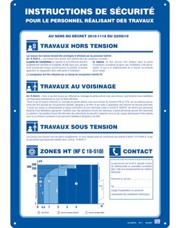 AM-208/1 - Affiche instructions de sécurité - CATU