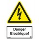 ATP-49/A4 - Pancarte adhésive Danger électrique - CATU