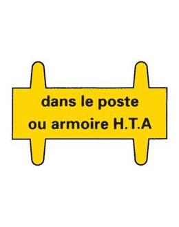 AH-1000 - Vignette signalisation poste ou armoire HTA - CATU