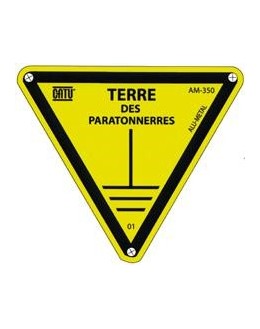 AM-350 - Signalisation terre des paratonnerres - CATU