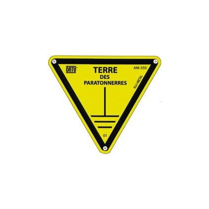 AM-350 - Signalisation terre des paratonnerres - CATU