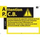 AM-997 - Signalisation attention PCB - CATU