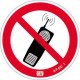AT-62/05 - Étiquette autocollante téléphones portables interdits - CATU