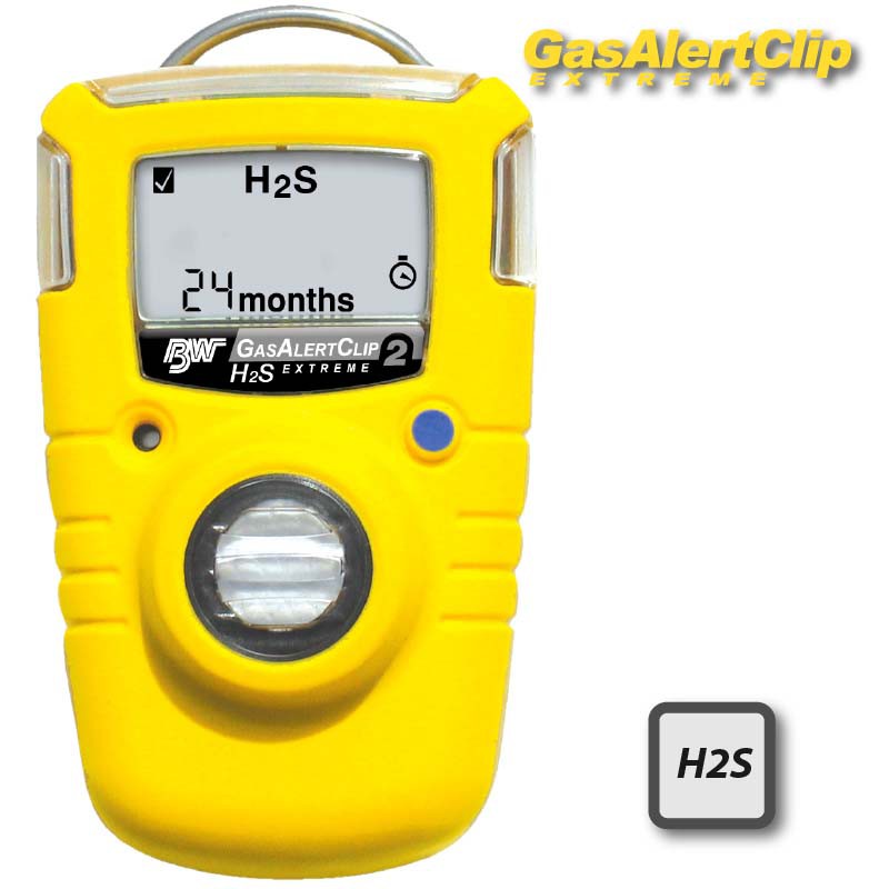 Détecteur de gaz H2s 24 mois - BW clip H2S - GA24XT clip H2S - Distrimesure
