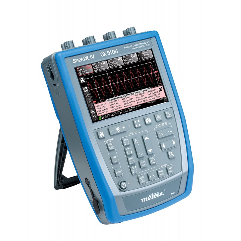OX7104BCK Digital oscilloscope 4x100Mhz 2.5 GS / s color screen