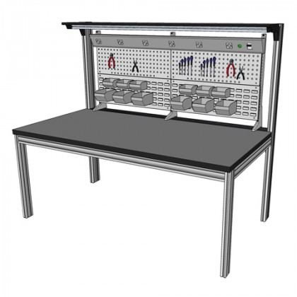 Etabli porte outils électrifié - Distrimesure