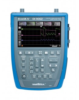 OX7104BCK - Digital oscilloscope 4x100Mhz 2.5 GS / s color screen, ethernet + software + bag - METRIX