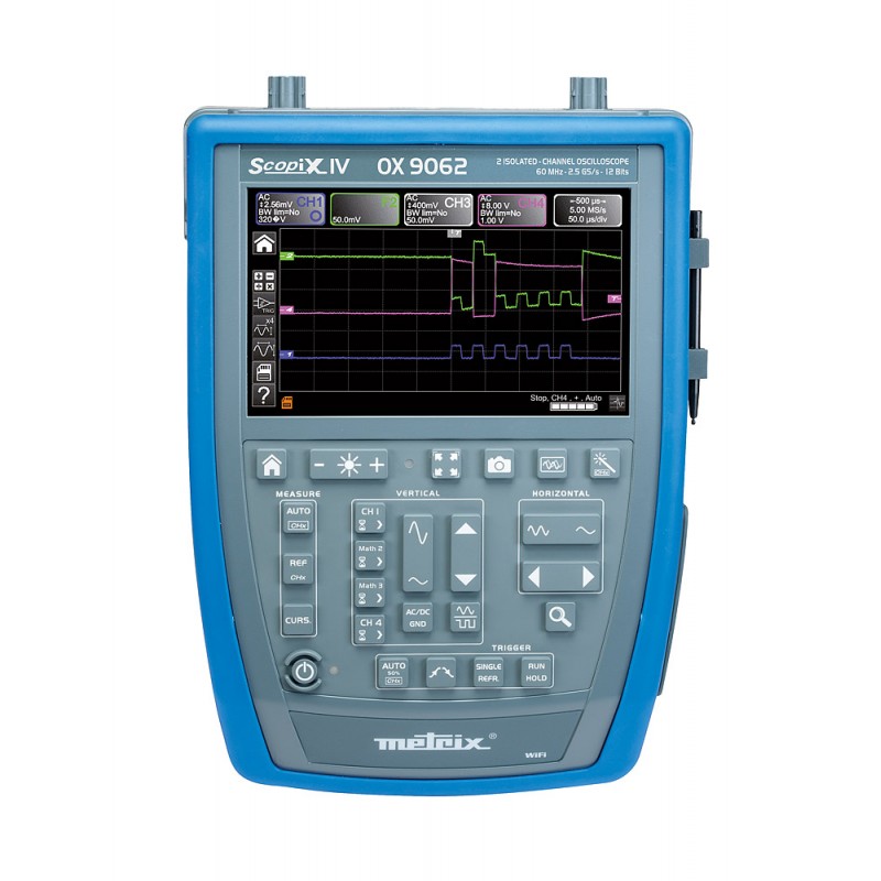 OX7104BCK Digital oscilloscope 4x100Mhz 2.5 GS / s color screen