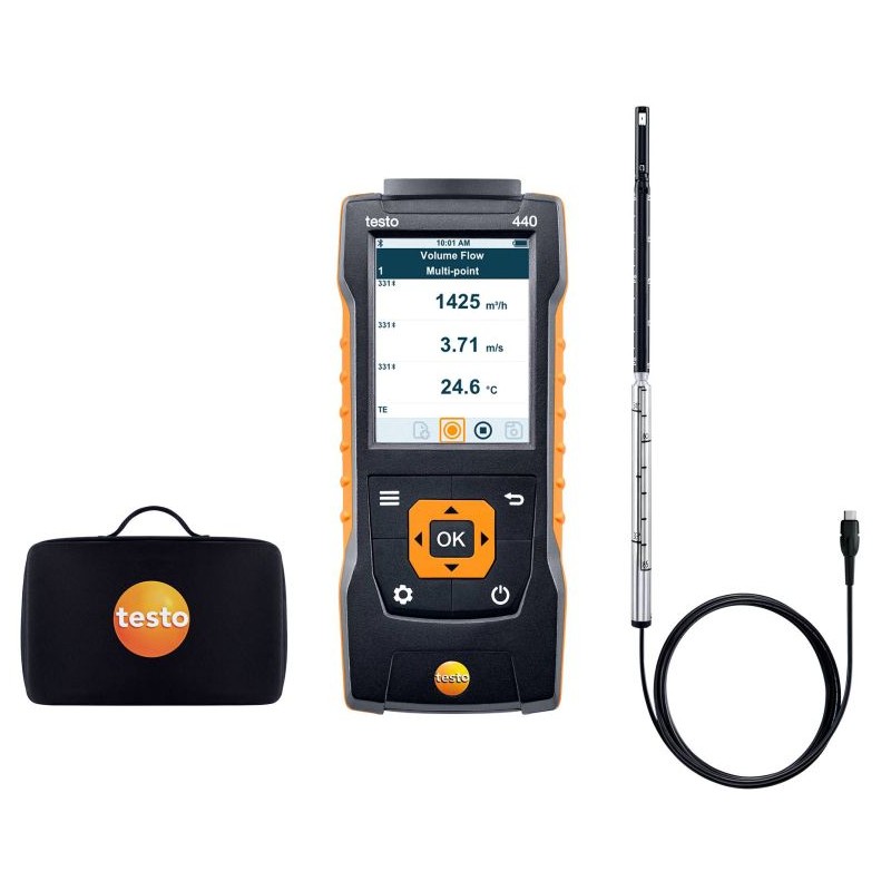 Testo 4351 multifunction for air conditioning, ventilation, air