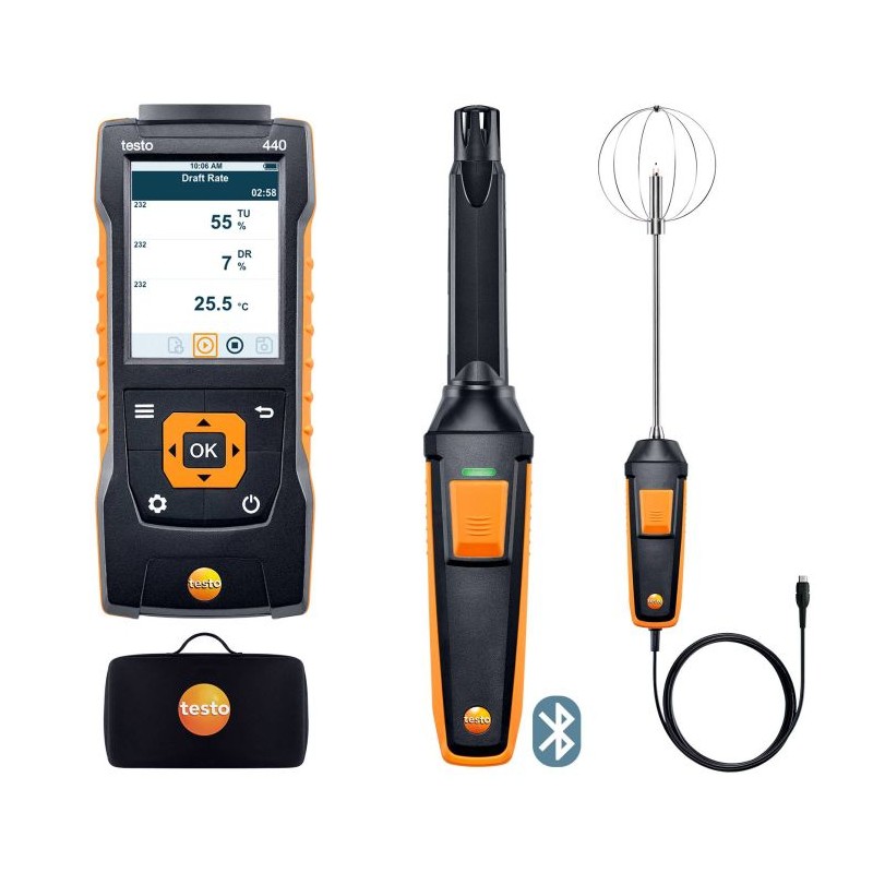 Testo 4351 multifunction for air conditioning, ventilation, air