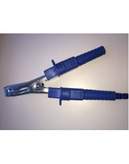 Cordon 8 mètre HT pince croco bleue - CHAUVIN ARNOUX - P01295214 pour contrôleur d'isolement