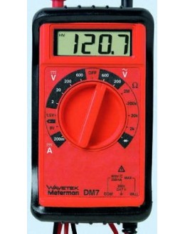 DM7 - Multimètre numérique Portable 600 V - METERMAN