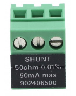 Shunt 4-20mA / 50 ohms pour DAS220 / DAS240 - SEFRAM