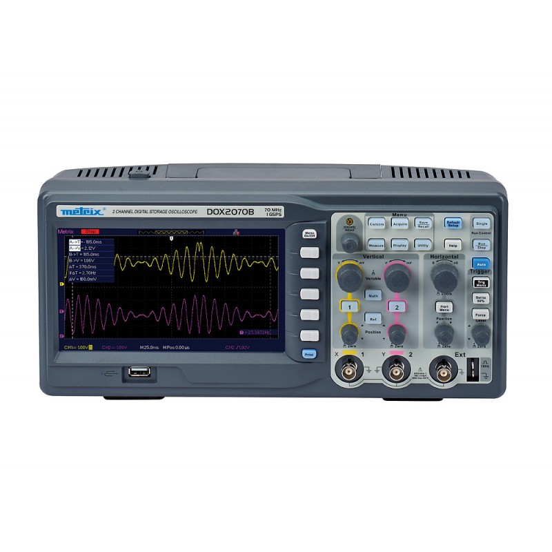 Oscilloscope numérique 2 voies 70 MHz