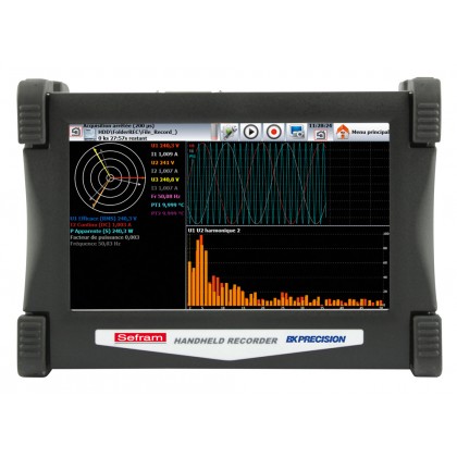 DAS 50 - Enregistreur numérique portable 4 voies universelles, écran tactile - SEFRAM